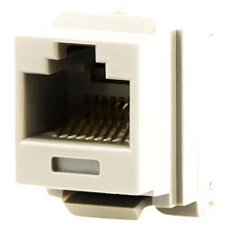 Jack Keystone / Cat 6 / Clase E / 250 MHz / Impacto 110 / RJ45 / Gris