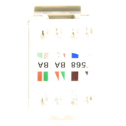 Jack Keystone / Cat 6 / Clase E / 250 MHz / Impacto 110 / RJ45 / Gris