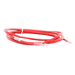 Cable de Parcheo UTP / Categoría 6 / 3 m (9.84 ft) / 24 AWG / Clasificación CM / PoE / Rojo