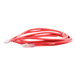 Cable de Parcheo UTP / Categoría 6 / 3 m (9.84 ft) / 24 AWG / Clasificación CM / PoE / Rojo