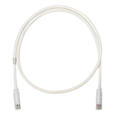 Cable de Parcheo UTP / Categoría 6 / 6.10 m (20 ft) / 24 AWG / T568B / Blanco Mate
