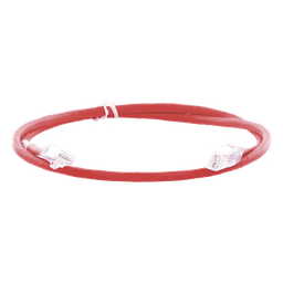 Cable de Parcheo UTP / Cat 6 Clase E / 0.90 m (3 ft) / 24 AWG / CM / T568B / Rojo