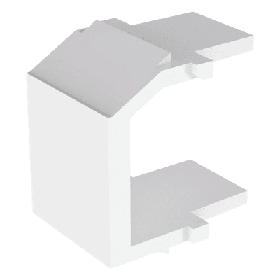 Módulo de Tapa Ciega / Keystone / 1 Espacio / 0.87' x 0.64' x 0.79' / ABS / ROHS