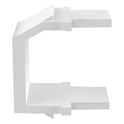 Módulo de Tapa Ciega / Keystone / 1 Espacio / 0.87' x 0.64' x 0.79' / ABS / ROHS