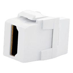 Módulo Acoplador HDMI / Keystone / HDMI 2.0 Cat 2 / Tipo-A Hembra-Hembra / 0.65' x 0.88' / Blanco