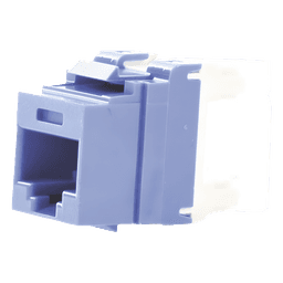 Conector Jack / Categoría 5e / 8P8C / Terminación 110 / Keystone / Sin Blindaje / Color Azul