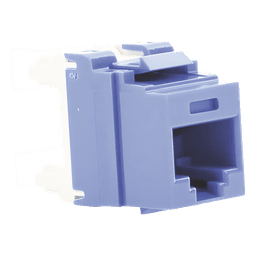 Conector Jack / Categoría 5e / 8P8C / Terminación 110 / Keystone / Sin Blindaje / Color Azul