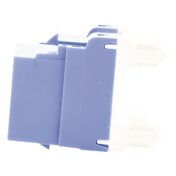 Conector Jack / Categoría 5e / 8P8C / Terminación 110 / Keystone / Sin Blindaje / Color Azul