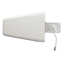 Antena Direccional / Banda Ancha 698-960 MHz / 1695-2700 MHz / Ganancia 8.1 / 10.6 dBi / Conector N Hembra / 50 Ohm / Montaje Inclinable y Giratorio
