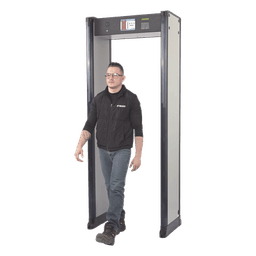 Arco Detector de Metales / 6 Zonas de Detección / Sensor IR Anti-Falsas Alarmas / Certificación FAA / Anclaje para Piso