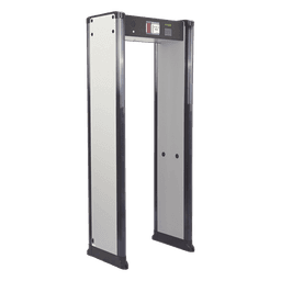 Arco Detector de Metales / 33 Zonas de Detección / Sensor IR Anti-Falsas Alarmas / Certificación FAA / Anclaje para Piso