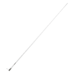 Antena Marina VHF / Fibra de Vidrio / 6 dB / 50 W / 2.4 m (7.9 ft) / RG-58 4.5 m (15 ft)