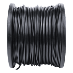 Bobina Cat5e UTP / 305m (1000 pies) / Gel para Exterior / 24 AWG / Negro / -20°C a 75°C