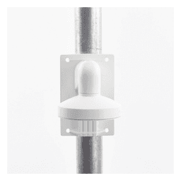 Montaje de Pared para Exterior / Aleación de Aluminio / 132x183.5x228.5 mm / 0.87 kg / Blanco / 5.2x7.2x9.0 pulgadas