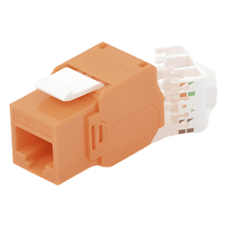 Módulo Jack Keystone / Cat6A / RJ45 / Sin Blindaje / 750 Conexiones / UL94V-0