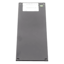 Tapa Ciega / Rack 19in / 2UR / Acero Cal. 14 / Pintura Electroestática Negra / 0.7 kg