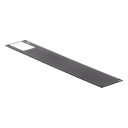 Tapa Ciega / Rack 19in / 2UR / Acero Cal. 14 / Pintura Electroestática Negra / 0.7 kg