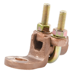 Conector de Bornes / 1/2" / Calibre 1/0 AWG a 250 KCM / Bronce / Sin Soldadura / Acero Tropicalizado