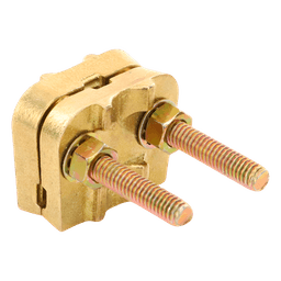 Conector de Varilla a Cable / Varilla 3/4" / Cable 2/0 AWG a 350 Kcmil / Tubería 3/8" a 3/4" / Bronce de Alta Conductividad