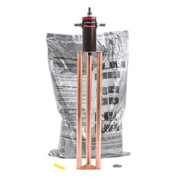 Electrodo de Puesta a Tierra / 45 Amp / Filtro LCR / Resistencia < 2 Ohm / Cobre Electrolítico / Compuesto H2Ohm / 20 Años Sin Mantenimiento