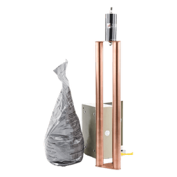 Kit de puesta a tierra / 100 A / Electrodo de cobre electrolítico / Acoplador 1500 A NEMA 4 / Filtro LCR / Compuesto mejorador