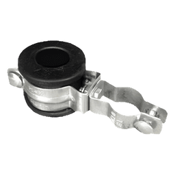 Aislador para Bajada de Cable / Separación 4-5 cm / Calibre 250 kcm / Cuerpo Galvanizado / Neopreno / 1.5 m entre Aisladores