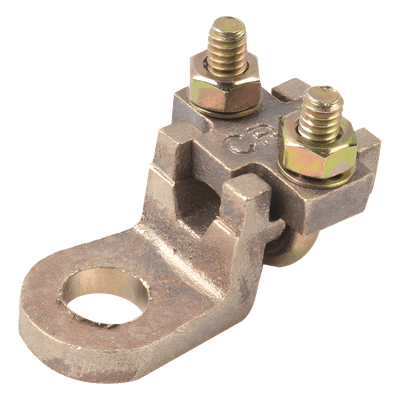 Conector de Bornes / 1/2" / Rango 4 AWG a 1/0 AWG / Diámetro 5.827 mm a 8.251 mm / Bronce