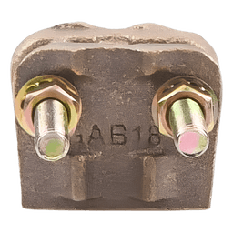 Conector de Puesta a Tierra / Varilla 5/8" a 1" / Cable 4 a 3/0 AWG / Tubería 3/8" a 3/4" / Bronce