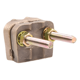Conector de Puesta a Tierra / Varilla 5/8" a 1" / Cable 4 a 3/0 AWG / Tubería 3/8" a 3/4" / Bronce