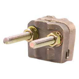 Conector de Puesta a Tierra / Varilla 5/8" a 1" / Cable 4 a 3/0 AWG / Tubería 3/8" a 3/4" / Bronce