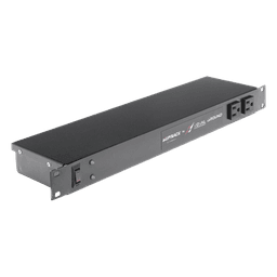 Supresor de Picos para Rack / 10 Contactos NEMA 5-15R / Protección Clase A 40 kA / Filtro EMI/RFI -70 dB / Montaje 19" 1U