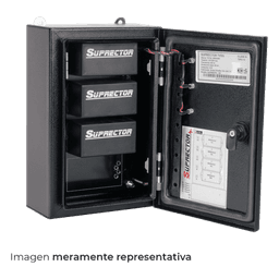 Supresor de Transientes Clase B / 60 kA / 127/220 Vca / 2 Fases / Gabinete NEMA 4 / 30x20x12 cm (11.8x7.9x4.7 in)