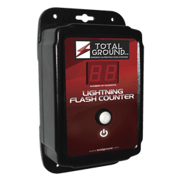 Contador de Descargas Atmosféricas / Detección Electrónica de Impactos / Instalación a 2 m (6.6 ft) / Cumplimiento Normativo UNE 21.186 y NFC 17.102