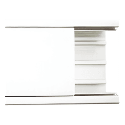 Canaleta con tapa / PVC autoextinguible / 100 x 52 mm / 2.5 m (8.2 ft) / NOM-001-SEDE-2005