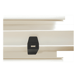 Clip sujetador para canaleta / Polietileno de baja densidad / Rango térmico -60°C a +90°C / Capacidad 40% EIA/TIA-569-A