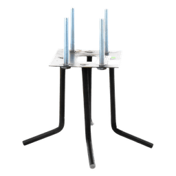 Anclaje de Acero para Barrera Vehicular / Sujeción al Piso / Compatible con Serie XB, XBF y XBS / Instalación Indirecta