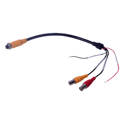 Cable Adaptador para MDVR / Conector Aviación 4 Pines a BNC / Video, Audio y Alimentación / 40 cm (15.7 in)
