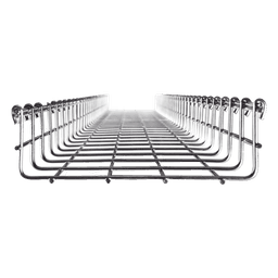 Charola Tipo Malla / 66 mm Peralte / 200 mm Ancho / 3 m (9.84 ft) / Electro Zinc / 210 Cables Cat6
