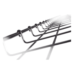 Charola Tipo Malla / Ancho 150 mm / Peralte 33 mm / Tramo 3 m (9.84 ft) / Electro Zinc / Capacidad 79 Cables Cat6