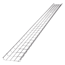 Charola Tipo Malla / 200 mm Ancho / 33 mm Peralte / 3 m Tramo / 105 Cables Cat6 / Electro Zinc 15-20 micras / 9.84 pies Longitud