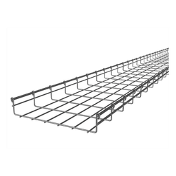 Charola Tipo Malla / 54 mm Peralte / 300 mm Ancho / 3 m Longitud / 10 pies / Electro Zinc 15-20 micras / 258 Cables Cat6