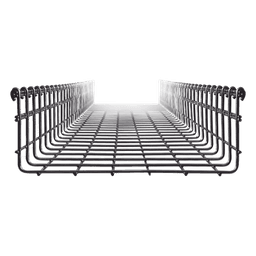 Charola Tipo Malla / 116 mm Peralte / 300 mm Ancho / 3 m Tramo / 9.84 ft / Electro Zinc / 554 Cables Cat6