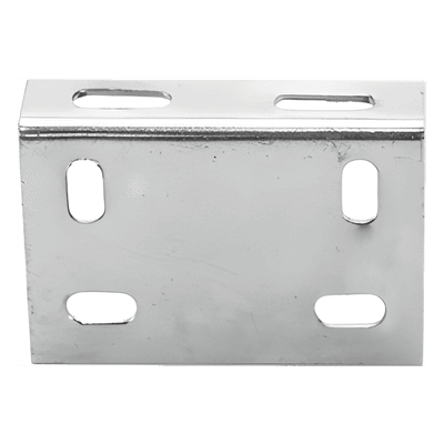 Placa Salida a Tubo / Acabado Electro Zinc / Compatible 1/2' a 2' / Abrazadera Tipo U