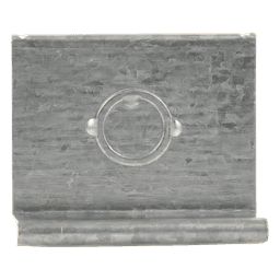 Placa de Salida a Tubo Automática / 66 mm / Tuberías 1/2 a 2 pulgadas / Abrazadera Tipo U / Acabado Electro Zinc