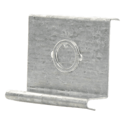 Placa de Salida a Tubo Automática / 66 mm / Tuberías 1/2 a 2 pulgadas / Abrazadera Tipo U / Acabado Electro Zinc