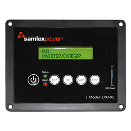 Control Remoto / Inversor-Cargador / Slot SD 16 GB / Cable 10 m (33 ft) / Monitoreo de Datos