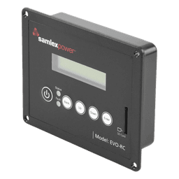 Control Remoto / Inversor-Cargador / Slot SD 16 GB / Cable 10 m (33 ft) / Monitoreo de Datos