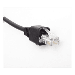 Cable de Micrófono para Radio Móvil / Conector RJ45 de 8 Pines / Compatible Kenwood TK-Series y Nexedge / Reemplazo Multi-Modelo