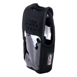 Funda Protectora / Nylon Resistente / Clip Metálico para Cinto / Visor Frontal / Capuchón con Broches / Compatible con Radios NX-410K2 y NX-411K2