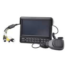 Panel de Control Táctil / Pantalla 7" / Audio Bidireccional con Megáfono / Cable 5 m (16.4 ft) / 12 VDC / -20°C a 70°C